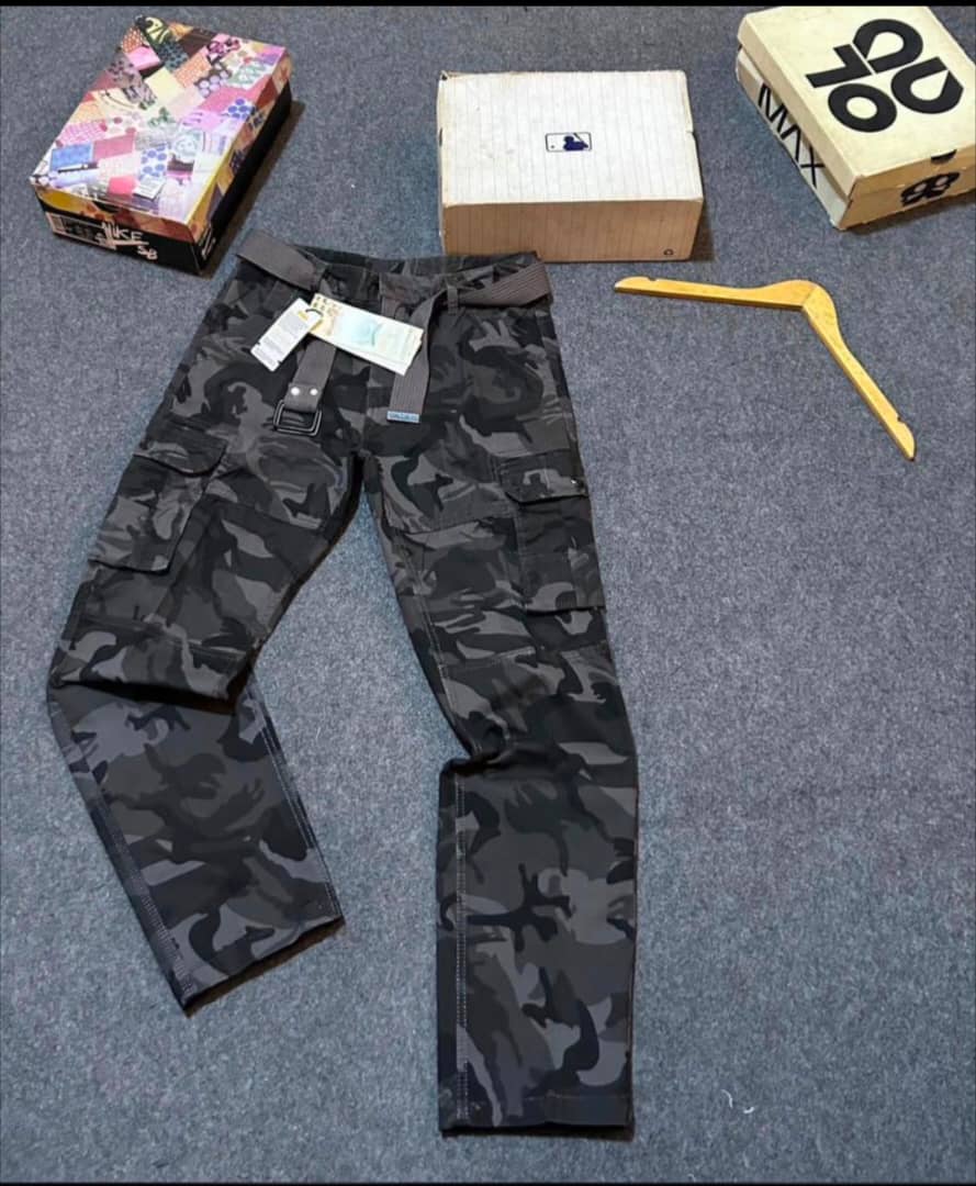 Black Camo Cargo